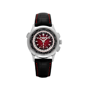 Patek Philippe Complications 5930G-011 ‘Singapore Edition’ World Time Flyback Chronograph White Gold Red Dial Limited Edition of 300 (2020) — foto 1