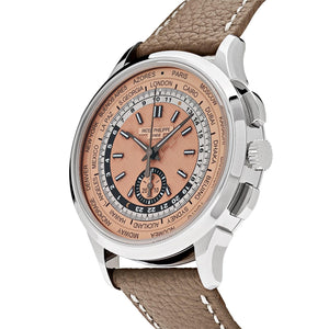 Patek Philippe Complications 5935A-001 World Time Chronograph Steel Opaline Salmon Dial (2026) — foto 3