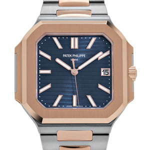 Patek Philippe Cubitus 5821/1AR-001 Stainless Steel Rose Gold Blue Dial (2026) — foto 4