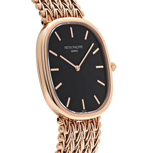 Patek Philippe Golden Ellipse 5738/1R-001 Rose Gold Black Dial — foto 4