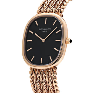 Patek Philippe Golden Ellipse 5738/1R-001 Rose Gold Black Dial — foto 3