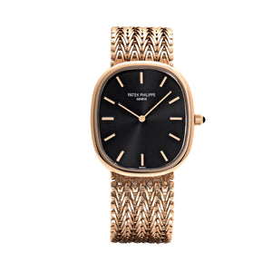 Patek Philippe Golden Ellipse 5738/1R-001 Rose Gold Black Dial — foto 1