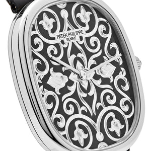 Patek Philippe Golden Ellipse 5738/51G-001 White Gold Engraved Dial — foto 5