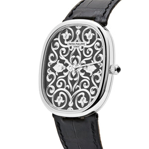 Patek Philippe Golden Ellipse 5738/51G-001 White Gold Engraved Dial — foto 4