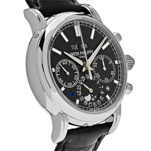 Patek Philippe Grand Complications 5204P-011 Perpetual Calendar Chronograph Platinum Black Dial — foto 3