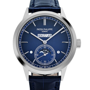 Patek Philippe Grand Complications 5236P-001 In-Line Perpetual Calendar Platinum Blue Dial (2023) — foto 4