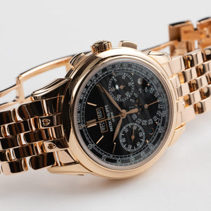 Patek Philippe Grand Complications 5270/1R-001 Chronograph Perpetual Calendar Rose Gold Black Dial (2019) — foto 6