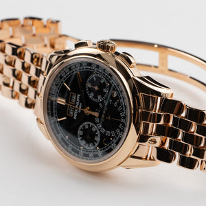Patek Philippe Grand Complications 5270/1R-001 Chronograph Perpetual Calendar Rose Gold Black Dial (2019) — foto 5
