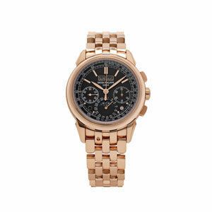 Patek Philippe Grand Complications 5270/1R-001 Chronograph Perpetual Calendar Rose Gold Black Dial (2019) — foto 1
