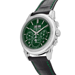 Patek Philippe Grand Complications 5270P-014 Perpetual Calendar Chronograph Platinum Green Dial — foto 3
