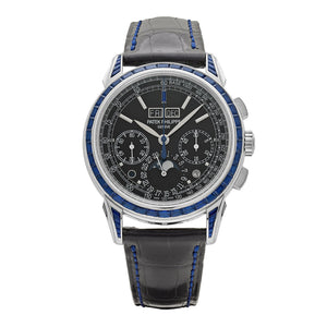 Patek Philippe Grand Complications 5271/11P-001 Moon Phases Platinum Black Dial Sapphire Bezel — foto 1
