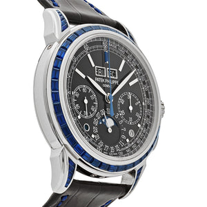 Patek Philippe Grand Complications 5271/11P-001 Moon Phases Platinum Black Dial Sapphire Bezel — foto 4