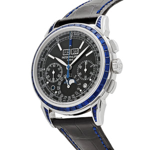 Patek Philippe Grand Complications 5271/11P-001 Moon Phases Platinum Black Dial Sapphire Bezel — foto 3