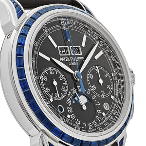 Patek Philippe Grand Complications 5271/11P-001 Moon Phases Platinum Black Dial Sapphire Bezel — foto 5