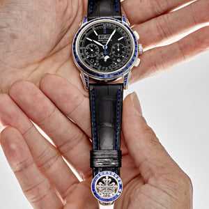 Patek Philippe Grand Complications 5271/11P-001 Moon Phases Platinum Black Dial Sapphire Bezel — foto 2