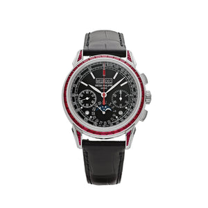 Patek Philippe Grand Complications 5271/12P-001 Perpetual Calendar  Platinum Black Dial Ruby Bezel — foto 1