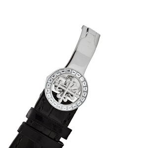 Patek Philippe Grand Complications 5271P-001 Perpetual Calendar Platinum Black Dial Baguette Bezel — foto 9
