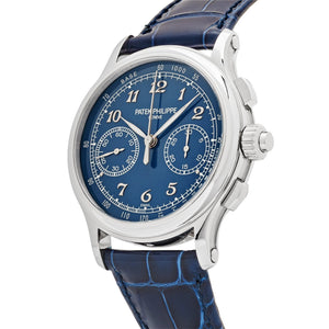 Patek Philippe Grand Complications 5370P-011 Split-Seconds Chronograph Platinum Blue Dial (2024) — foto 4