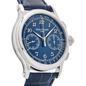 Patek Philippe Grand Complications 5370P-011 Split-Seconds Chronograph Platinum Blue Dial (2024) — foto 3