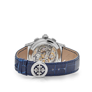 Patek Philippe Grand Complications 5370P-011 Split-Seconds Chronograph Platinum Blue Dial (2024) — foto 6