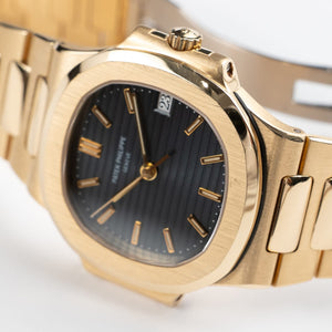 Patek Philippe Nautilus 3800/1 Yellow Gold Blue Dial — foto 6