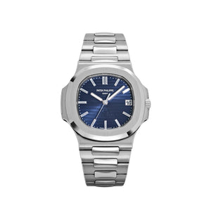 Patek Philippe Nautilus 5711/1P-001 40th Anniversary Platinum Blue Diamond Baguette Dial Limited Edition — foto 1