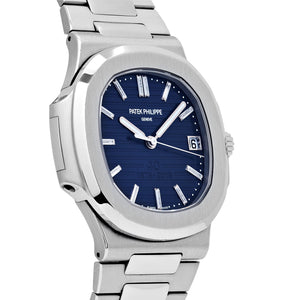 Patek Philippe Nautilus 5711/1P-001 40th Anniversary Platinum Blue Diamond Baguette Dial Limited Edition — foto 6