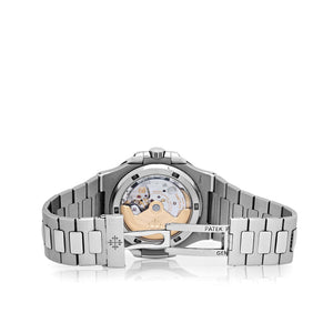 Patek Philippe Nautilus 5711/1P-001 40th Anniversary Platinum Blue Diamond Baguette Dial Limited Edition — foto 7
