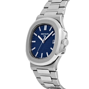 Patek Philippe Nautilus 5711/1P-001 40th Anniversary Platinum Blue Diamond Baguette Dial Limited Edition — foto 4