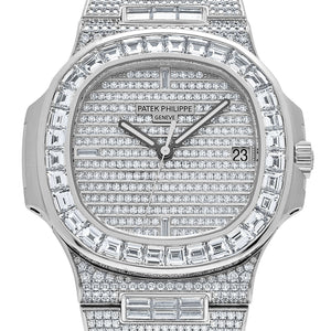 Patek Philippe Nautilus 5719/10G-010 White Gold Diamond Set — foto 4