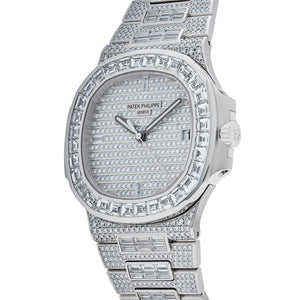 Patek Philippe Nautilus 5719/10G-010 White Gold Diamond Set — foto 5
