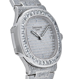 Patek Philippe Nautilus 5719/10G-010 White Gold Diamond Set — foto 6
