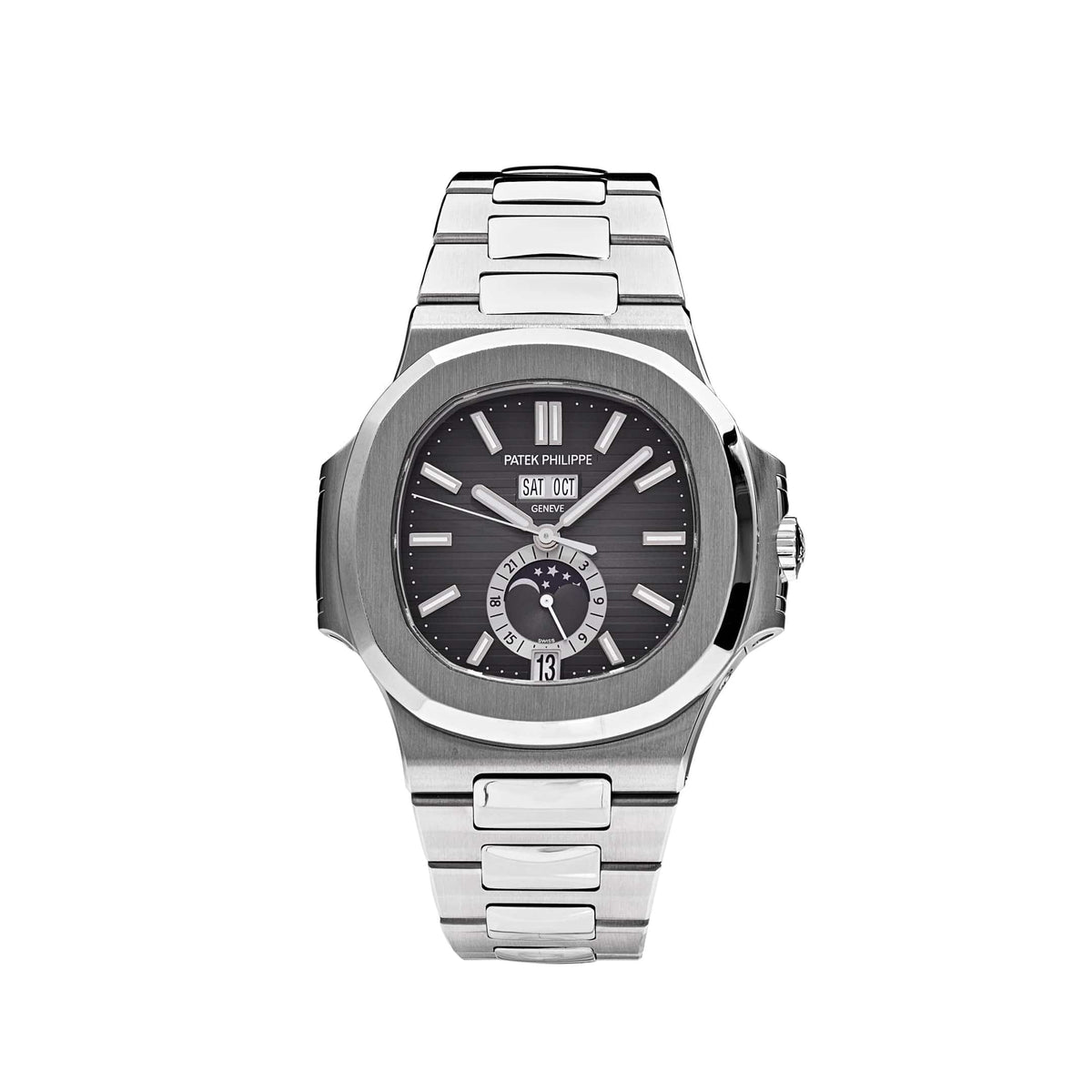 Patek Philippe Nautilus 5726/1A-001 Annual Calendar Moon Phases Stainless Steel