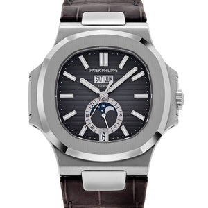 Patek Philippe Nautilus 5726A-001 Annual Calendar Moon Phases Stainless Steel Black Dial (2024) — foto 4