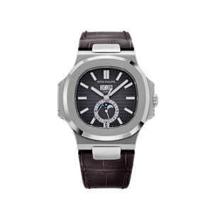 Patek Philippe Nautilus 5726A-001 Annual Calendar Moon Phases Stainless Steel Black Dial (2024) — foto 1