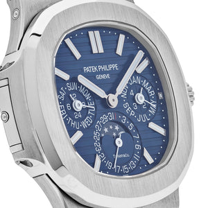 Patek Philippe Nautilus 5740/1G-001 'Tiffany & Co.' Perpetual Calendar Moon Phases White Gold Blue Dial — foto 4