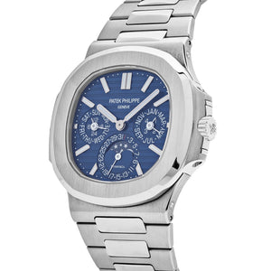 Patek Philippe Nautilus 5740/1G-001 'Tiffany & Co.' Perpetual Calendar Moon Phases White Gold Blue Dial — foto 3