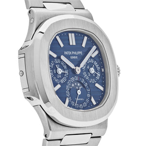 Patek Philippe Nautilus 5740/1G-001 'Tiffany & Co.' Perpetual Calendar Moon Phases White Gold Blue Dial — foto 5
