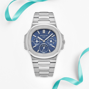 Patek Philippe Nautilus 5740/1G-001 'Tiffany & Co.' Perpetual Calendar Moon Phases White Gold Blue Dial — foto 1