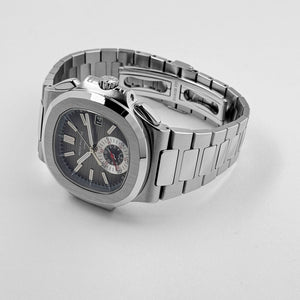 Patek Philippe Nautilus 5980/1A-014 Chronograph Stainless Steel Grey Dial — foto 3