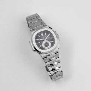 Patek Philippe Nautilus 5980/1A-014 Chronograph Stainless Steel Grey Dial — foto 2