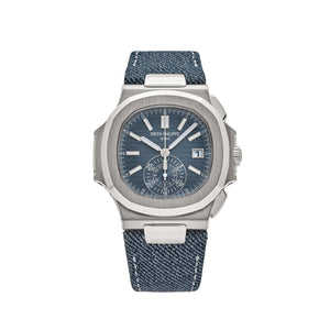 Patek Philippe Nautilus 5980/60G-001 'Denim' Flyback Chronograph White Gold Blue-Gray Dial (2026) — foto 1