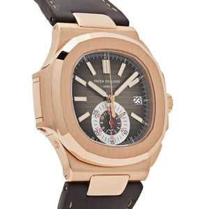 Patek Philippe Nautilus 5980R-001 Chronograph Rose Gold Brown Dial (2020) — foto 5