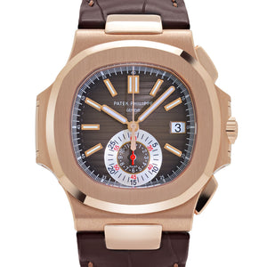 Patek Philippe Nautilus 5980R-001 Chronograph Rose Gold Brown Dial — foto 4