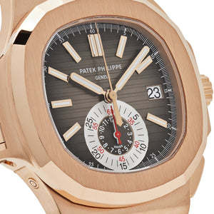 Patek Philippe Nautilus 5980R-001 Chronograph Rose Gold Brown Dial — foto 6