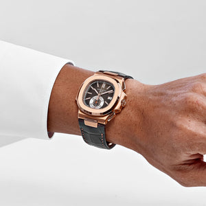 Patek Philippe Nautilus 5980R-001 Chronograph Rose Gold Brown Dial (2020) — foto 2