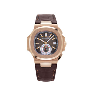 Patek Philippe Nautilus 5980R-001 Chronograph Rose Gold Brown Dial (2020) — foto 1