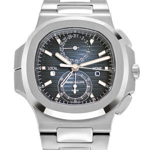 Patek Philippe Nautilus 5990/1A-011 'Travel Time' Flyback Chronograph Stainless Steel Blue Dial (2024) — foto 5