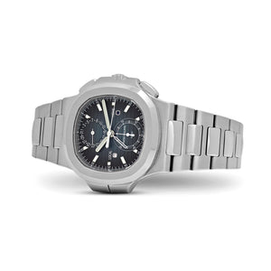 Patek Philippe Nautilus 5990/1A-011 'Travel Time' Flyback Chronograph Stainless Steel Blue Dial (2025) — foto 4