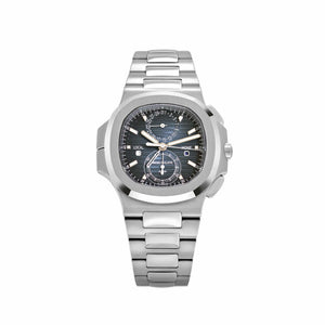 Patek Philippe Nautilus 5990/1A-011 'Travel Time' Flyback Chronograph Stainless Steel Blue Dial (2024) — foto 1